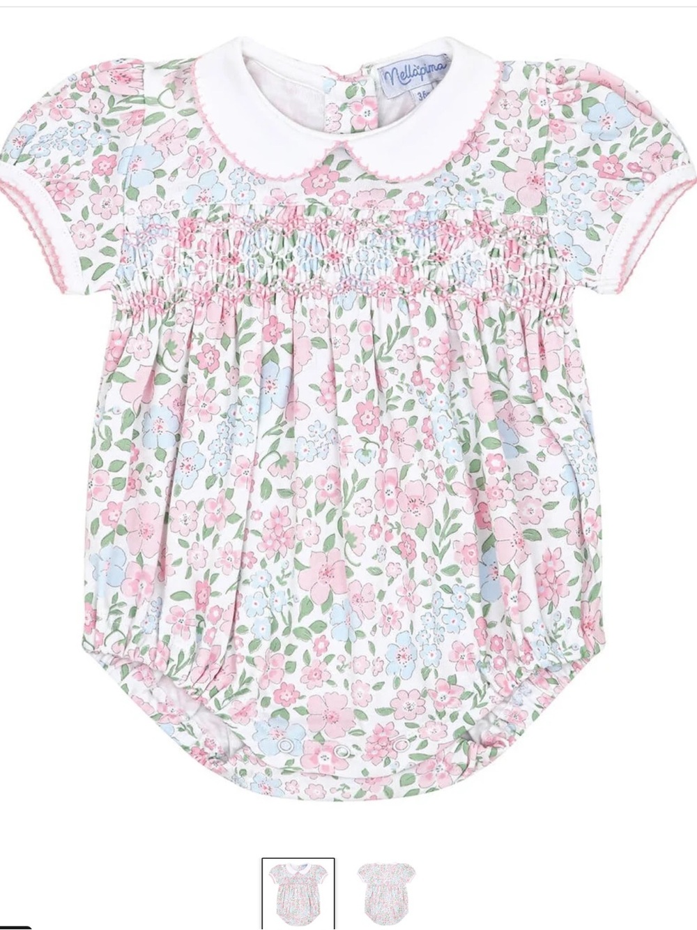 Nellapima English Garden Smocked Bubble